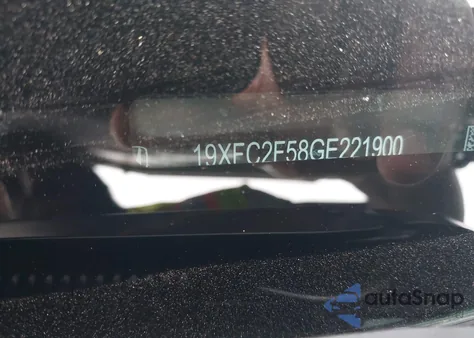 2016 Honda Civic Lx из США, поврежденный, VIN 19XFC2F58GE221900